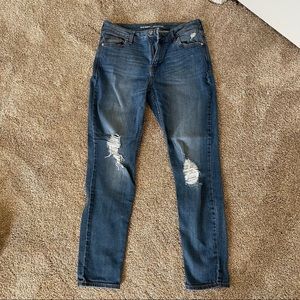 Old Navy Distressed Mid-Rise Jeans
